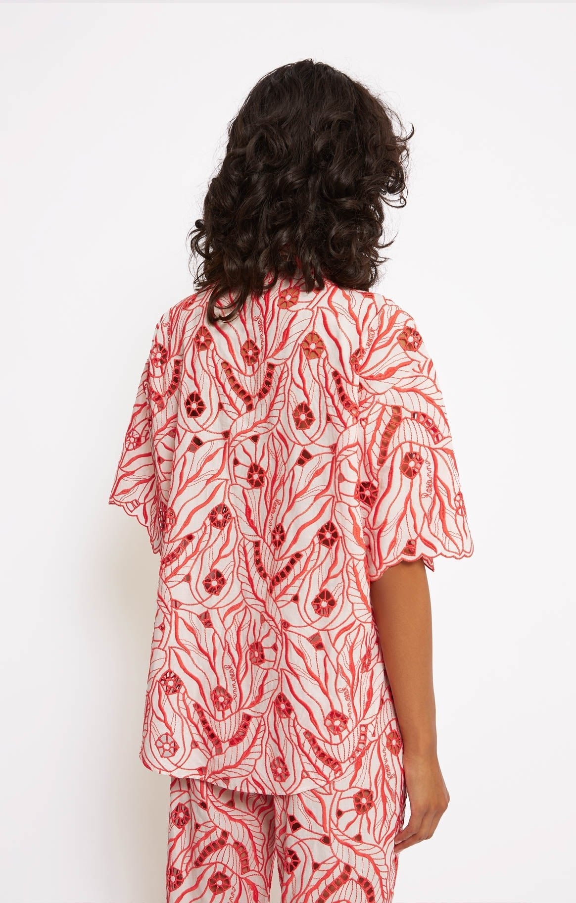 Chemise Romeo à motifs - Rose