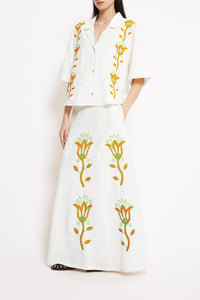 Romeo cotton shirt - Ivory