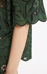 Roméo openwork shirt - Green