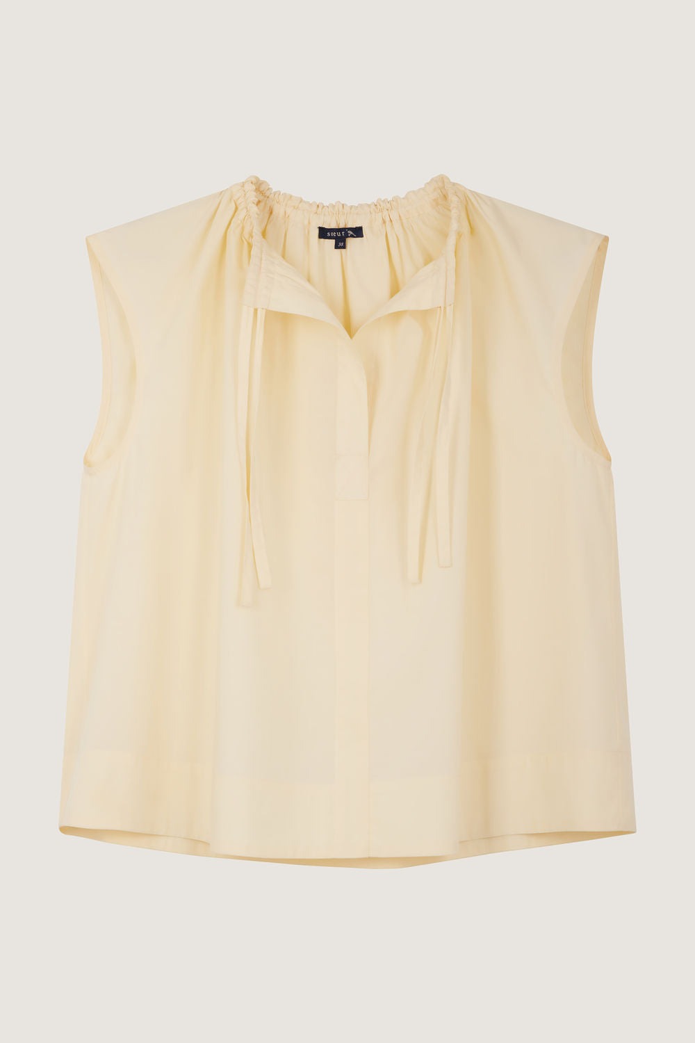 CREME _ Chemise Tanger en coton - Creme