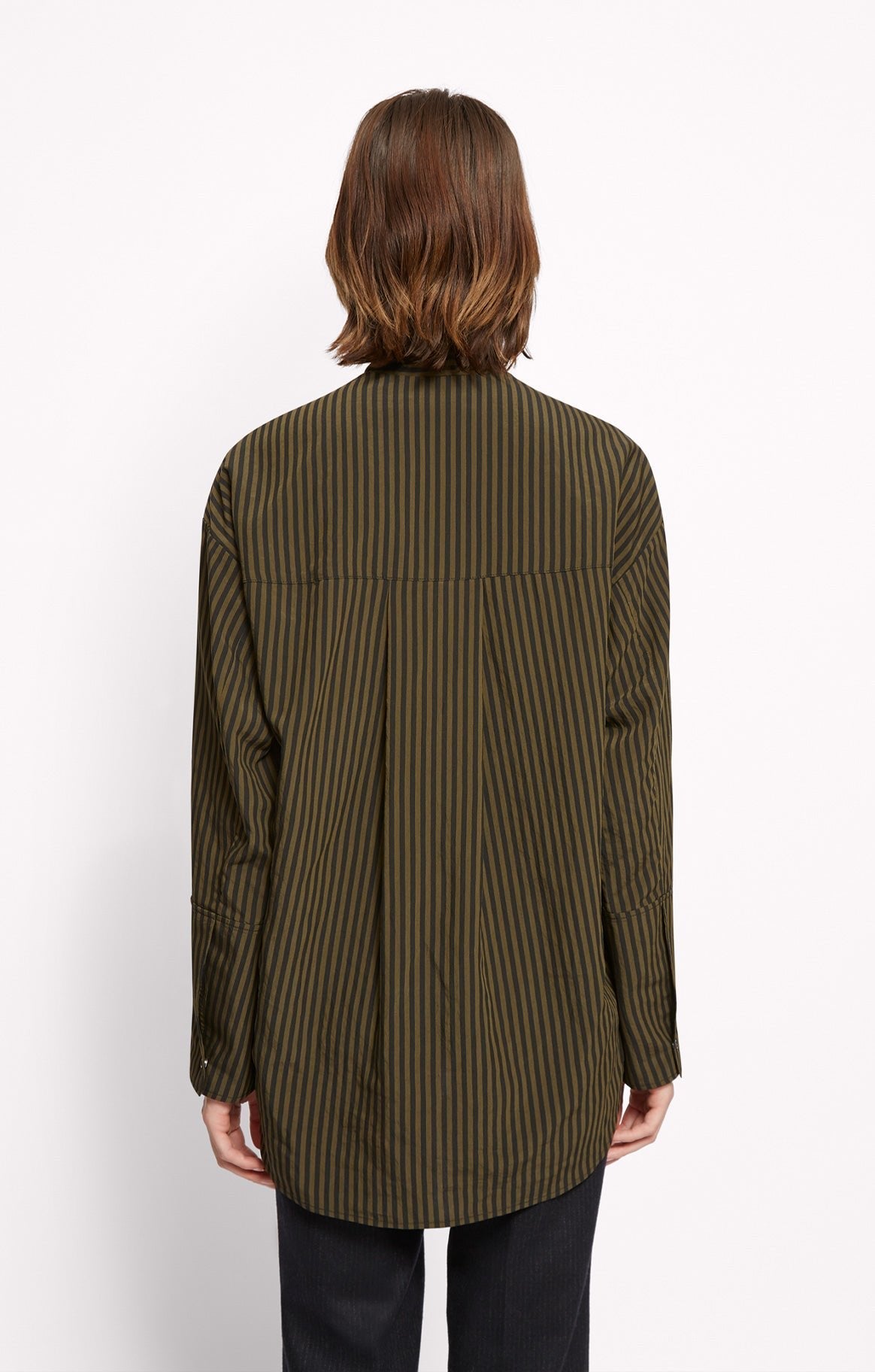 Chemise Vito à rayures - Green