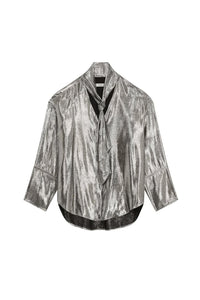 Chemise Vito en soie - Silver