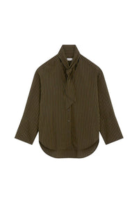 Chemise Vito à rayures - Green