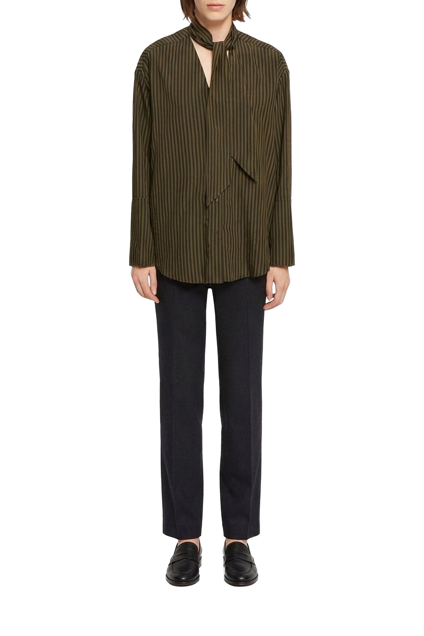 Chemise Vito à rayures - Green