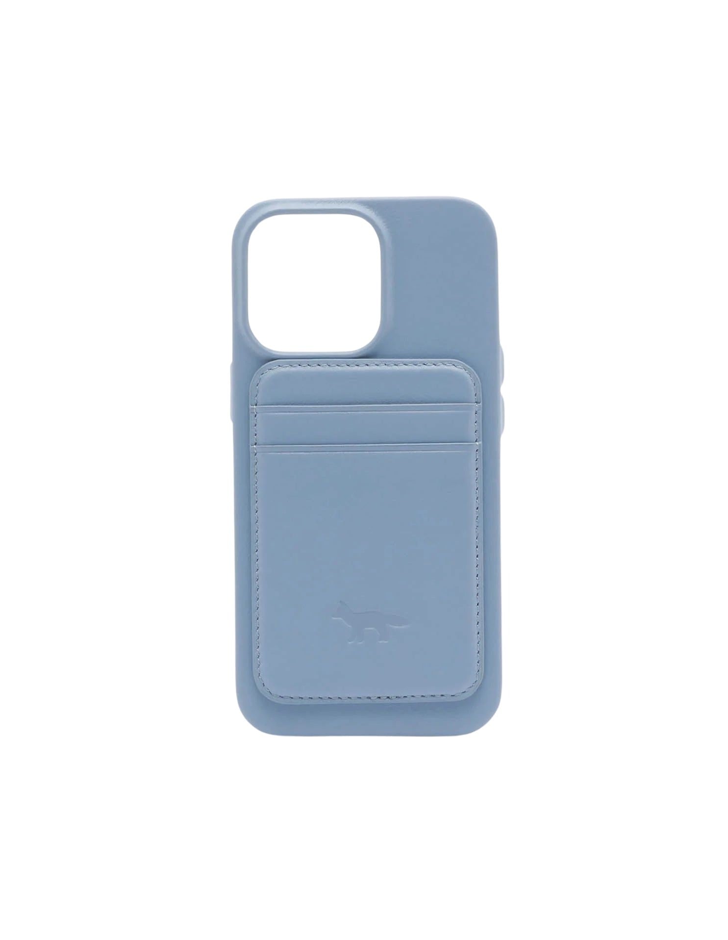 Coque pour iPhone en cuir - Medium Blue
