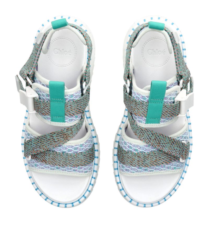 Horizon Blue FLAT SANDALS - Horizon Blue