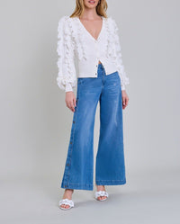 Ciline Cardigan - White