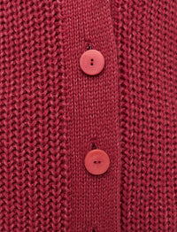 Mulberry Cardigan Maille - Mulberry