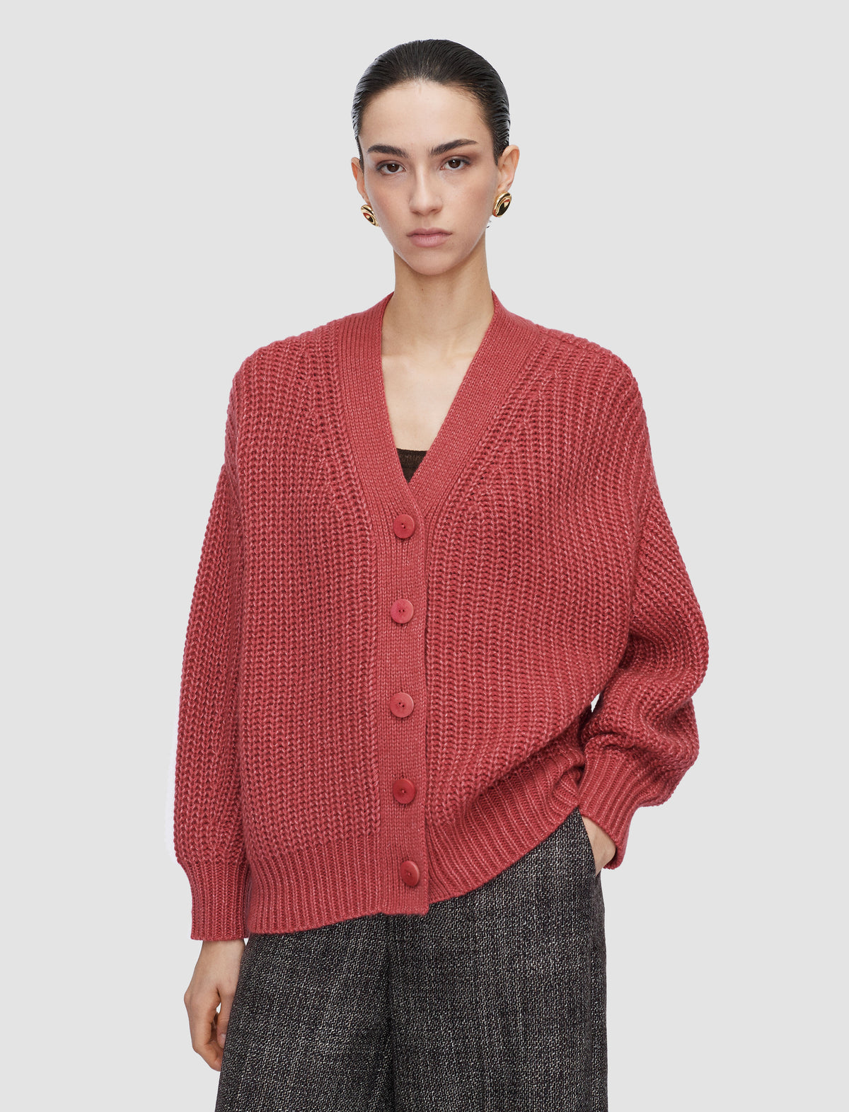 Mulberry Cardigan Maille - Mulberry