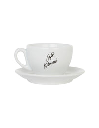 Grand service de tasse et soucoupe en porcelaine - White