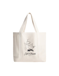 Sac cabas Café Kitsuné Coffee Cup imprimé - Tapioca