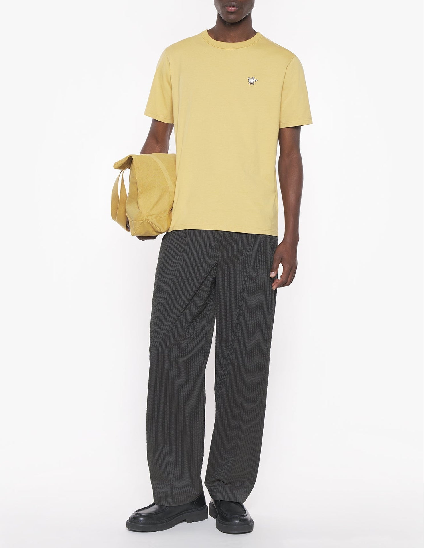 Relax Patch Barista Fox T-shirt - Sesame