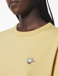 Relax Patch Barista Fox T-shirt - Sesame