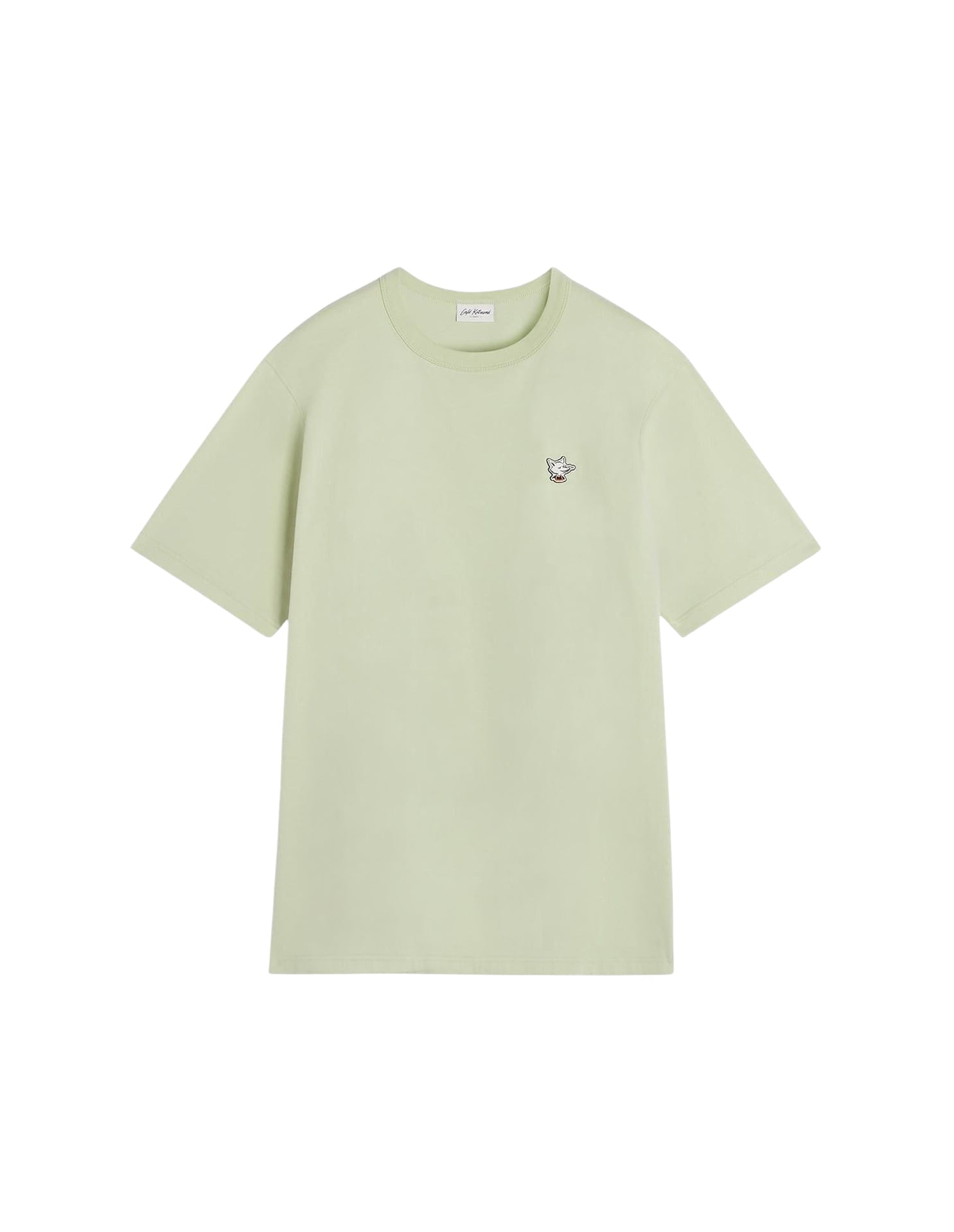 Barista Fox Patch Relax T-Shirt - Basil