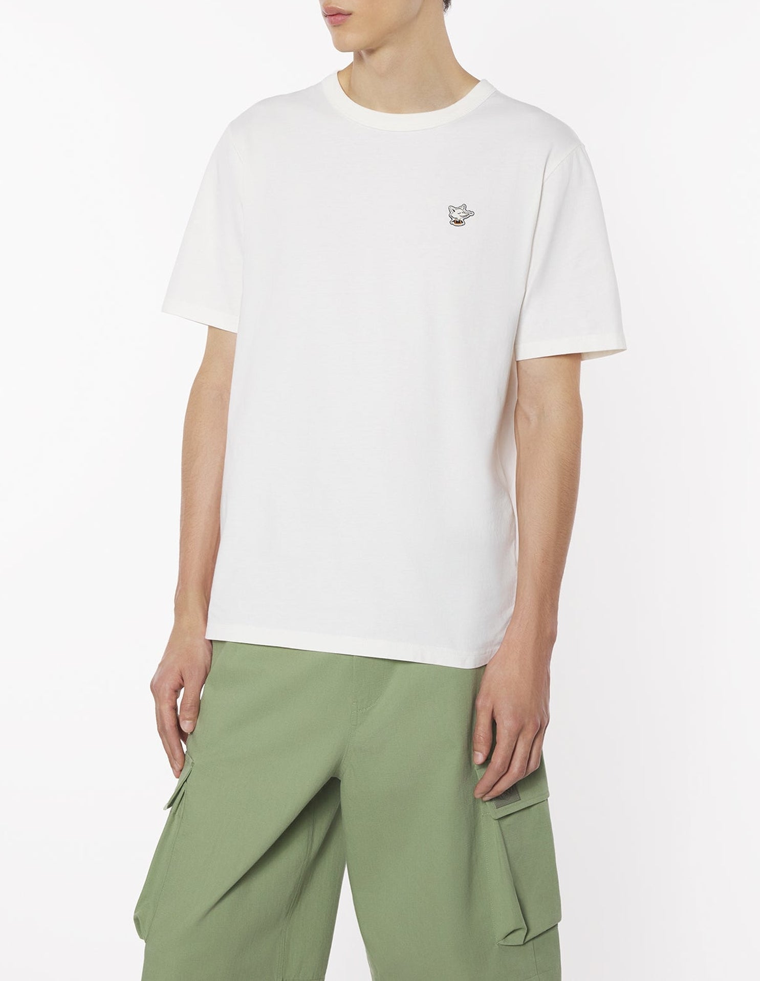 Relax Patch Barista Fox T-shirt - Tapioca