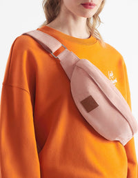 Corduroy fanny pack Café Kitsuné - Pink Juice