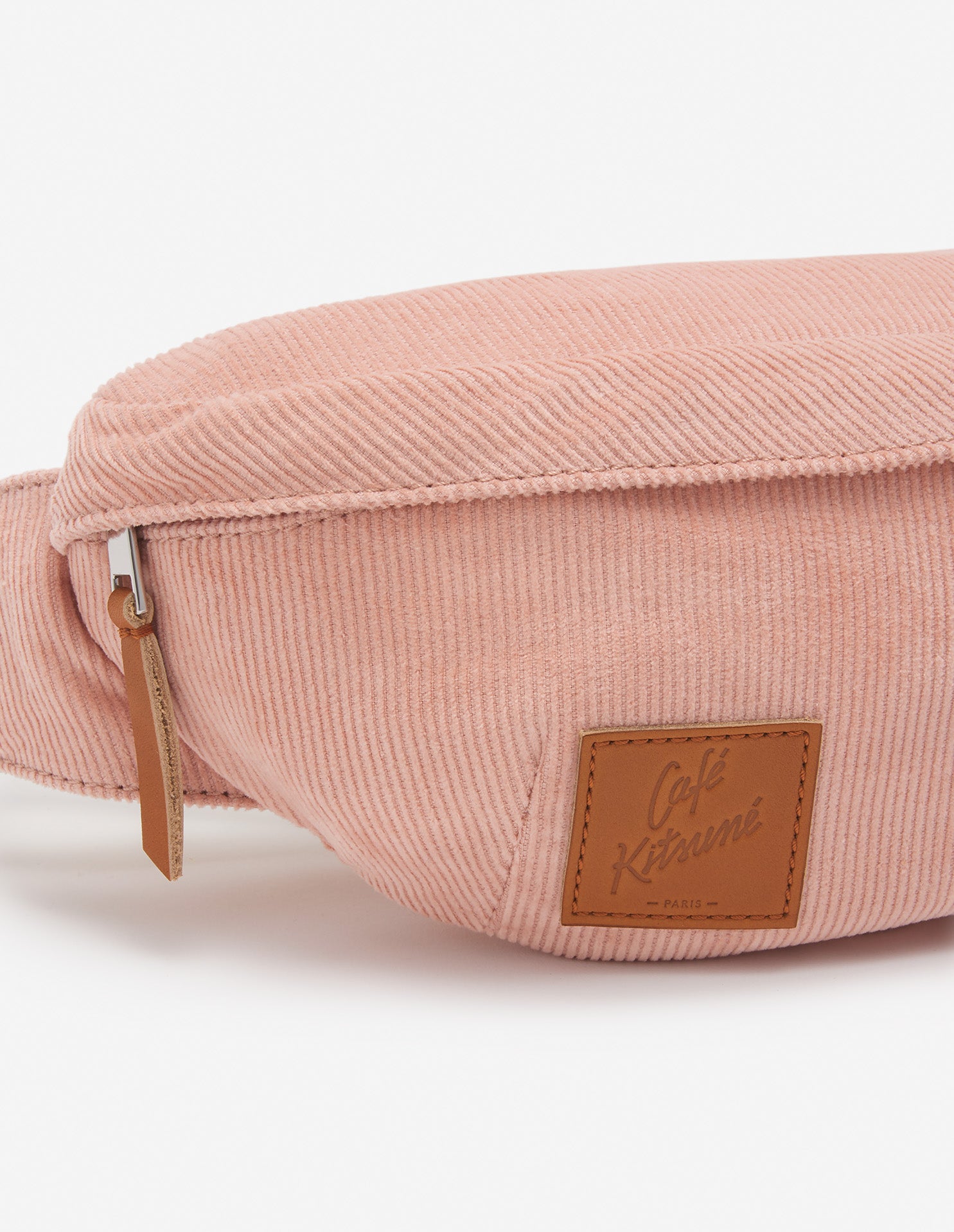 Corduroy fanny pack Café Kitsuné - Pink Juice