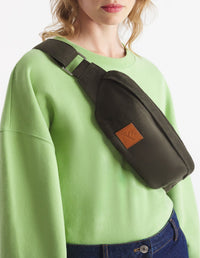 Café Kitsuné corduroy fanny pack - Sencha Green