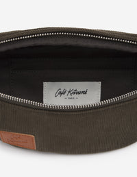 Café Kitsuné corduroy fanny pack - Sencha Green