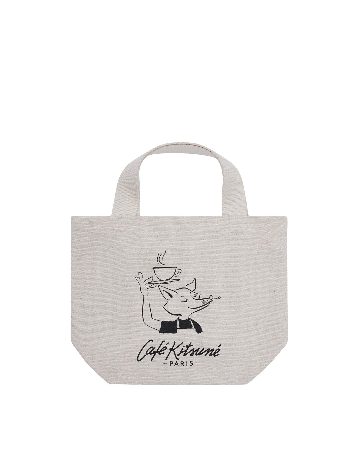 Café Kitsuné Fox Small Shopping Bag - Tapioca