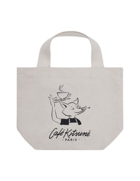 Petit sac cabas Café Kitsuné Fox - Tapioca