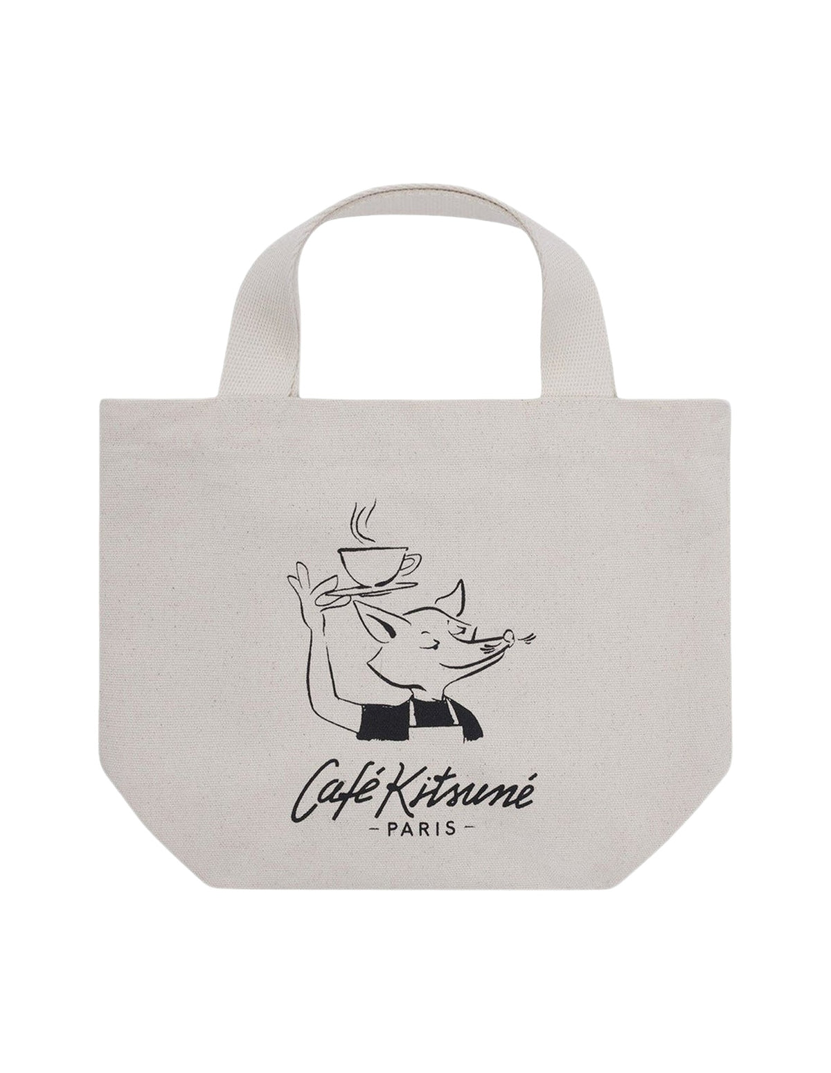 Petit sac cabas Café Kitsuné Fox - Tapioca