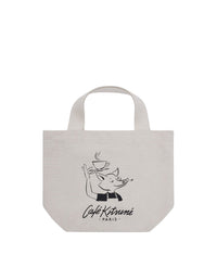Petit sac cabas Café Kitsuné Fox - Tapioca