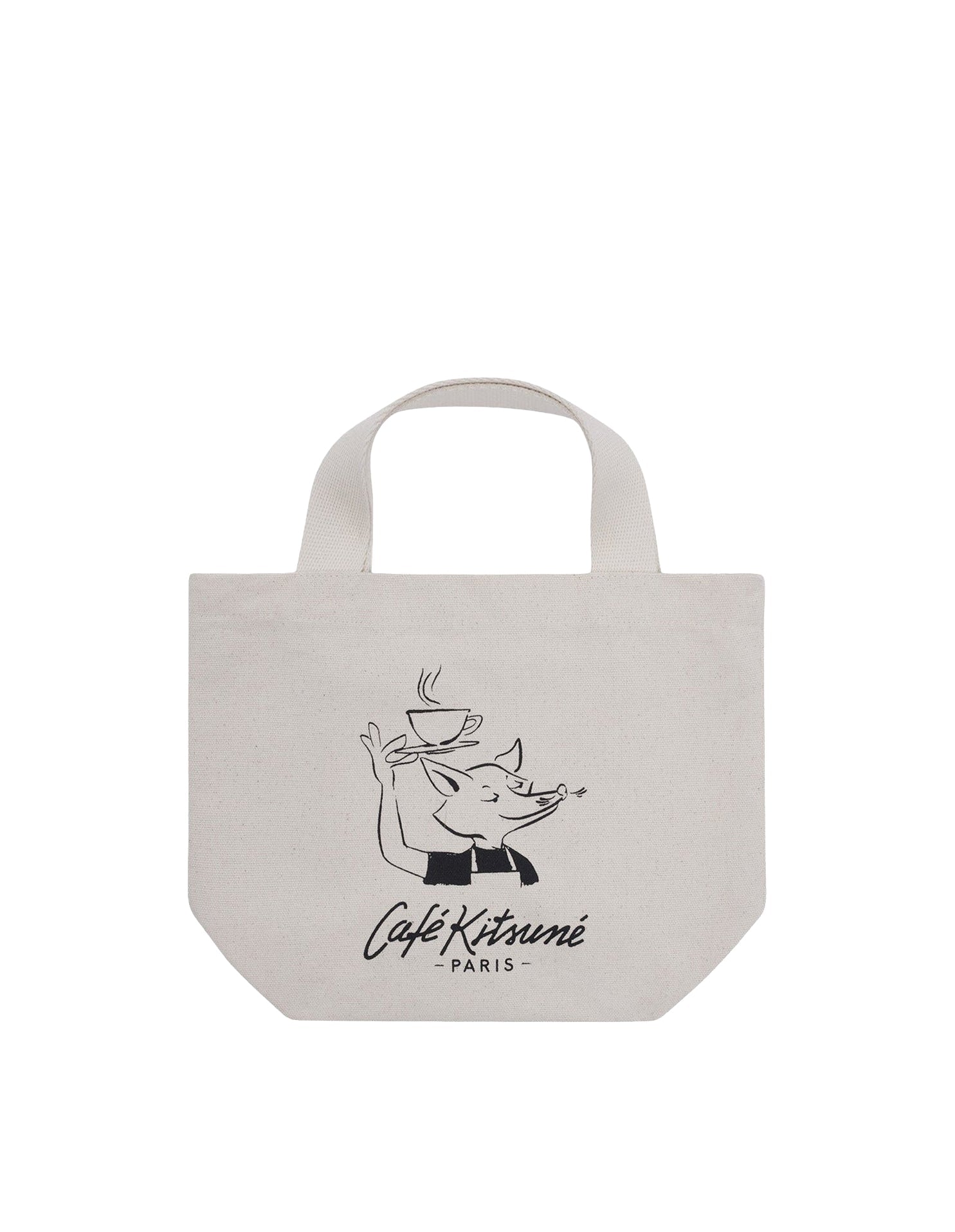 Petit sac cabas Café Kitsuné Fox - Tapioca