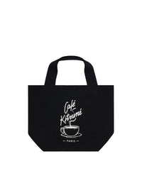 Kitsuné Coffee Cup small tote bag - Black