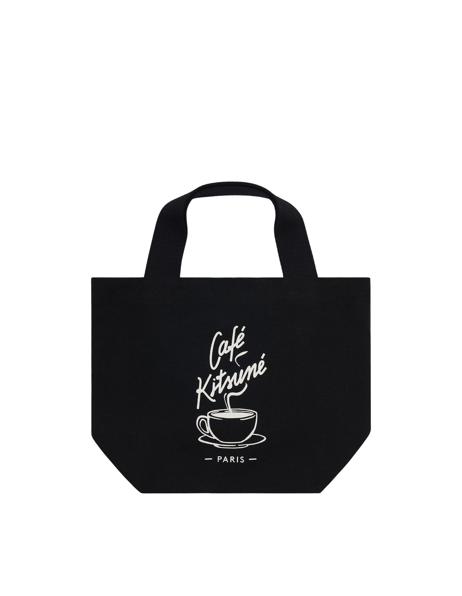 Kitsuné Coffee Cup small tote bag - Black