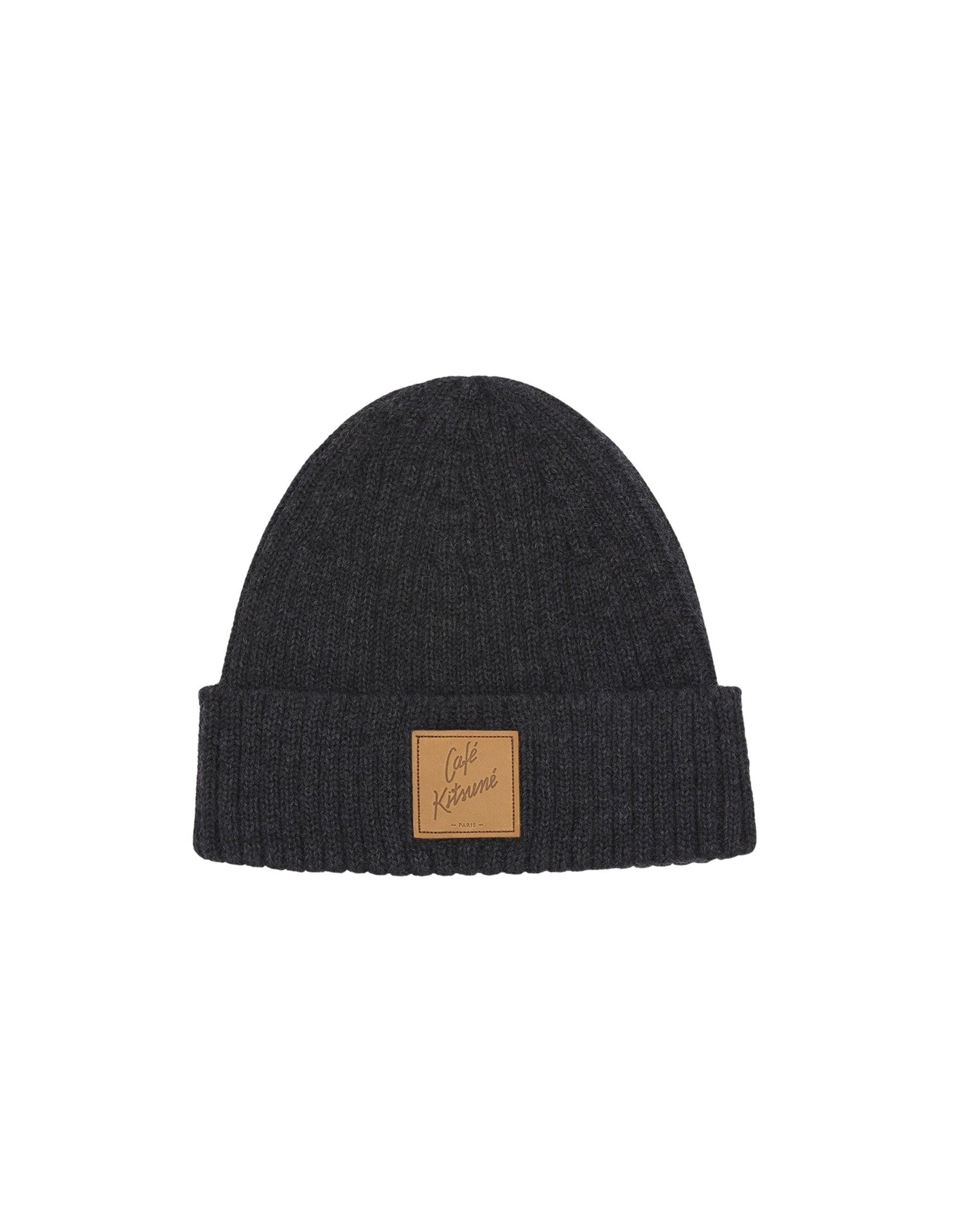 Café Kitsuné wool beanie - Anthracite