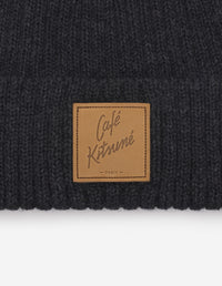 Café Kitsuné wool beanie - Anthracite