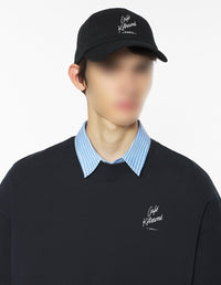 Casquette Café Kitsuné Paris brodée - Black