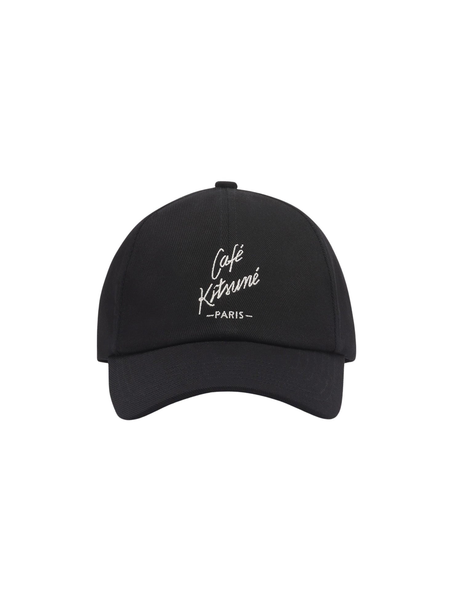 Café Kitsuné Paris embroidered cap - Black