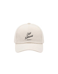 Café Kitsuné Paris embroidered cap - Tapioca