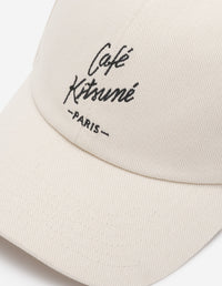Café Kitsuné Paris embroidered cap - Tapioca