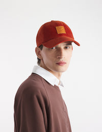 Café Kitsuné Corduroy 6P Cap - Adzuki