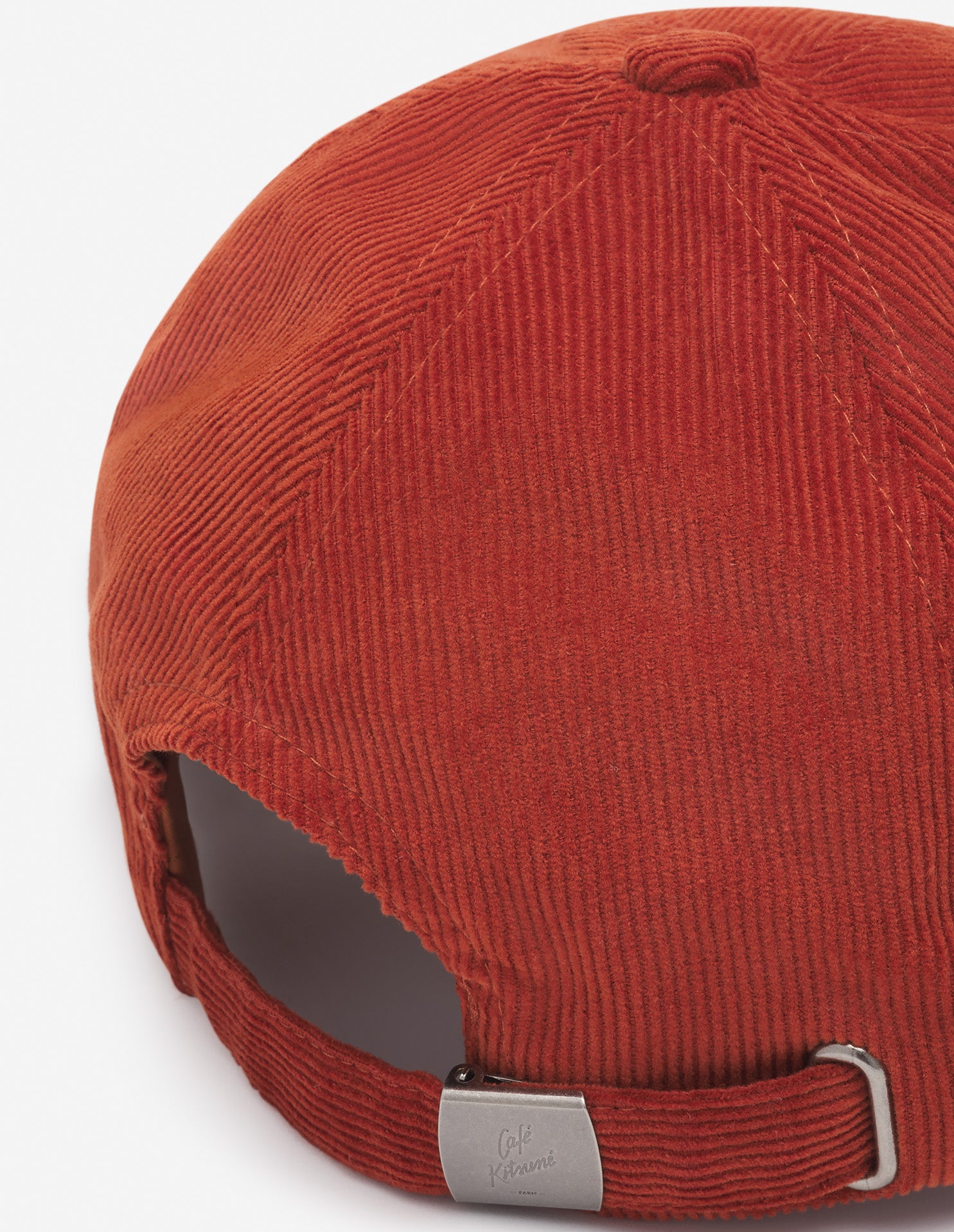 Café Kitsuné Corduroy 6P Cap - Adzuki