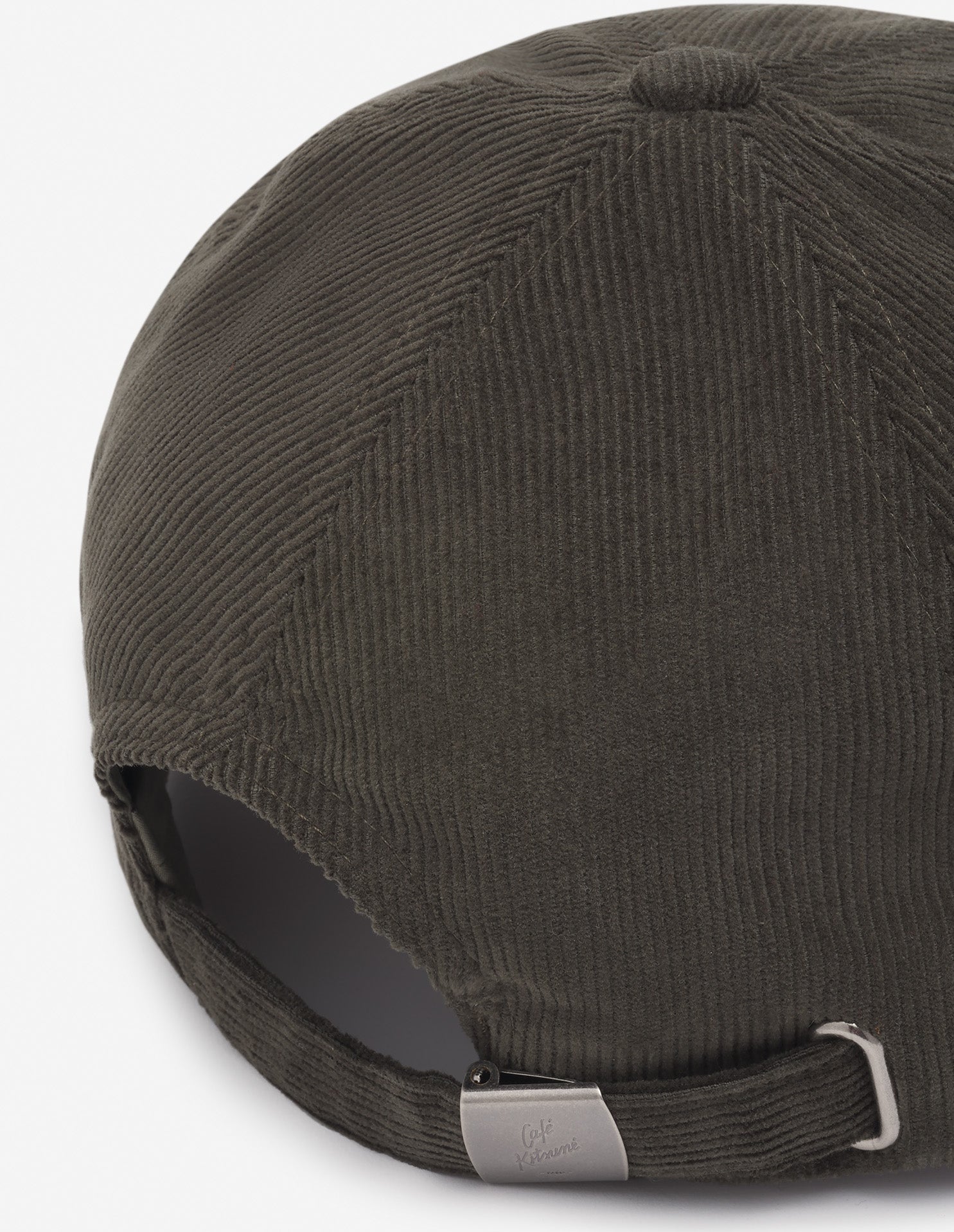 Café Kitsuné embossed logo cap - Sencha Green