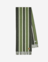 Café Kitsuné Striped Scarf - Verbena/Sencha Green