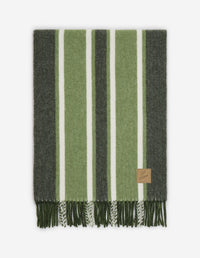 Café Kitsuné Striped Scarf - Verbena/Sencha Green