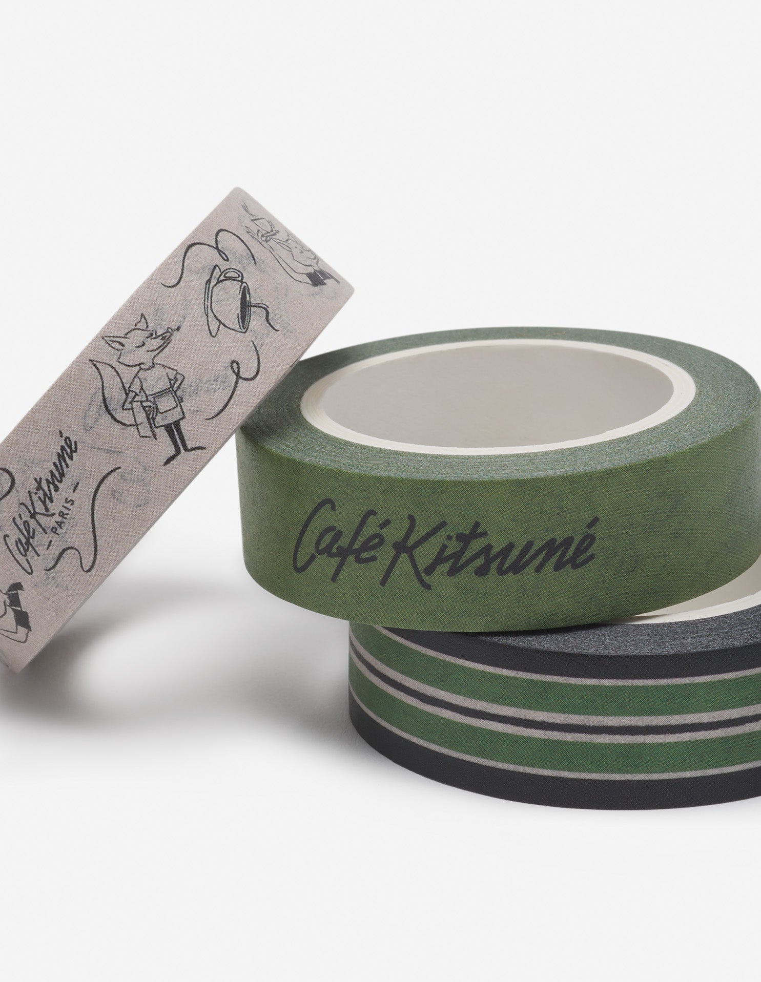 Set of Café Kitsuné adhesive tapes - Multicolor