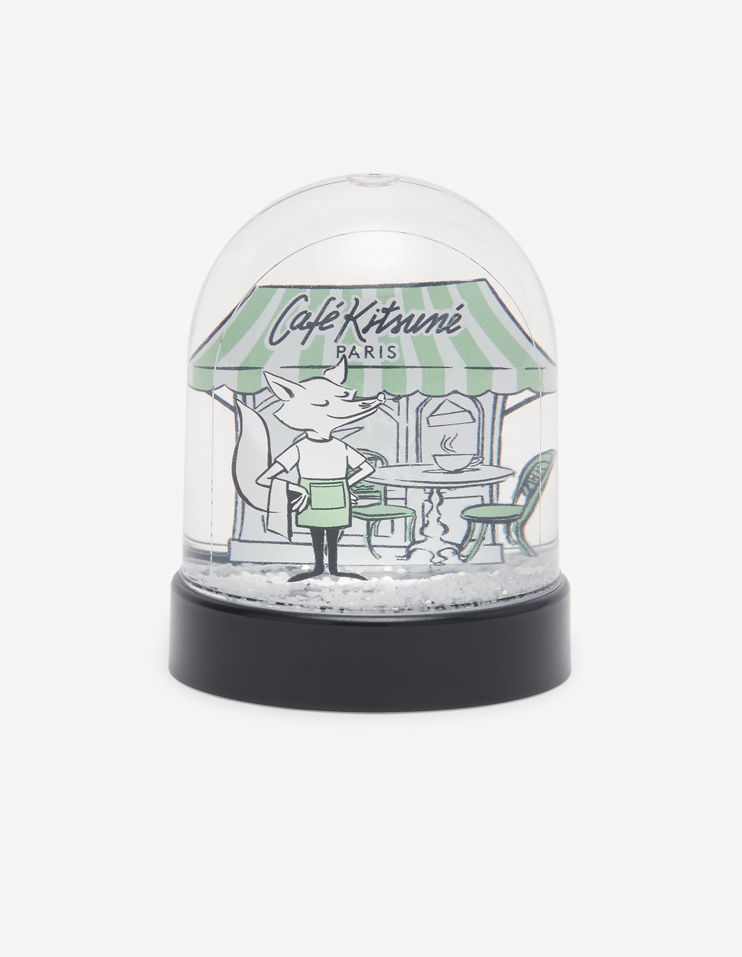 Festive Barista Fox Snowball - Transparent