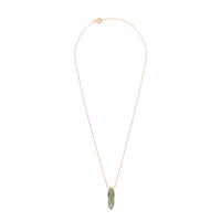 Collier Moon N°1 en argent - Moonstone grise