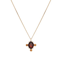 Collier Moon n°1 en or jaune - Turquoise