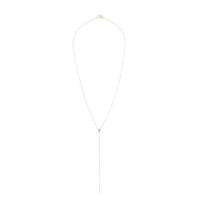 Collier en or jaune sertie de diamant - Tsavorite & Diamond