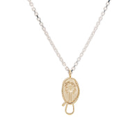 Collier en or jaune et argent - Or jaune & Argent