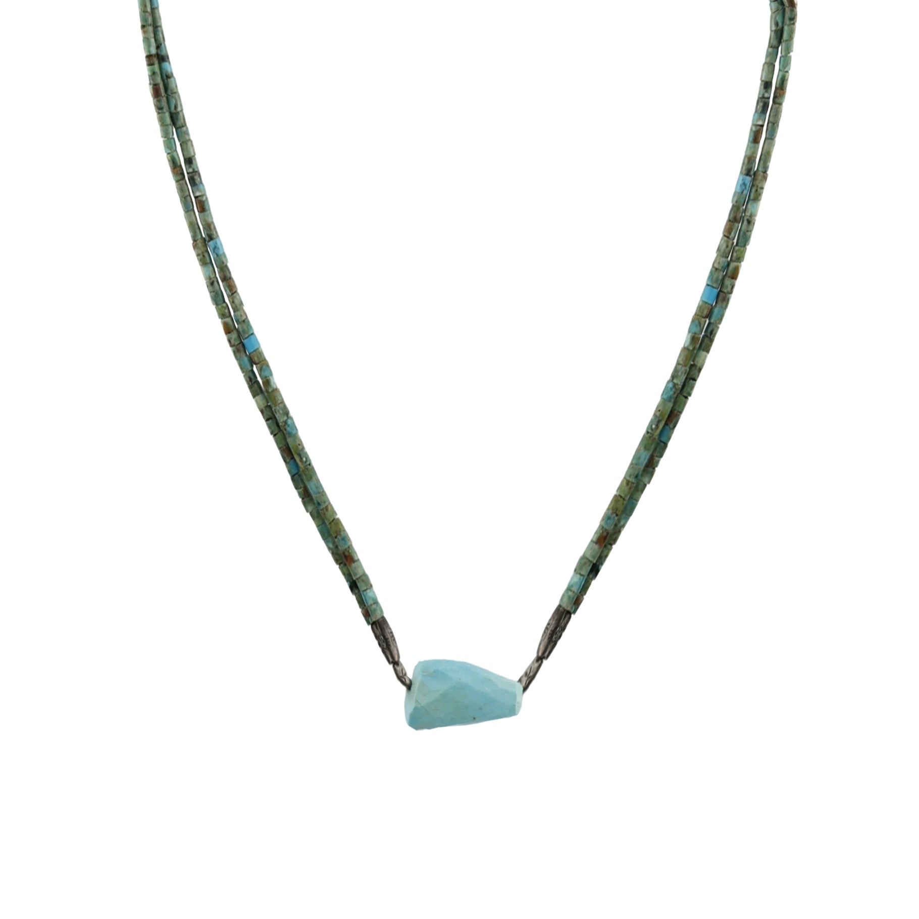 Collier en argent - Turquoise