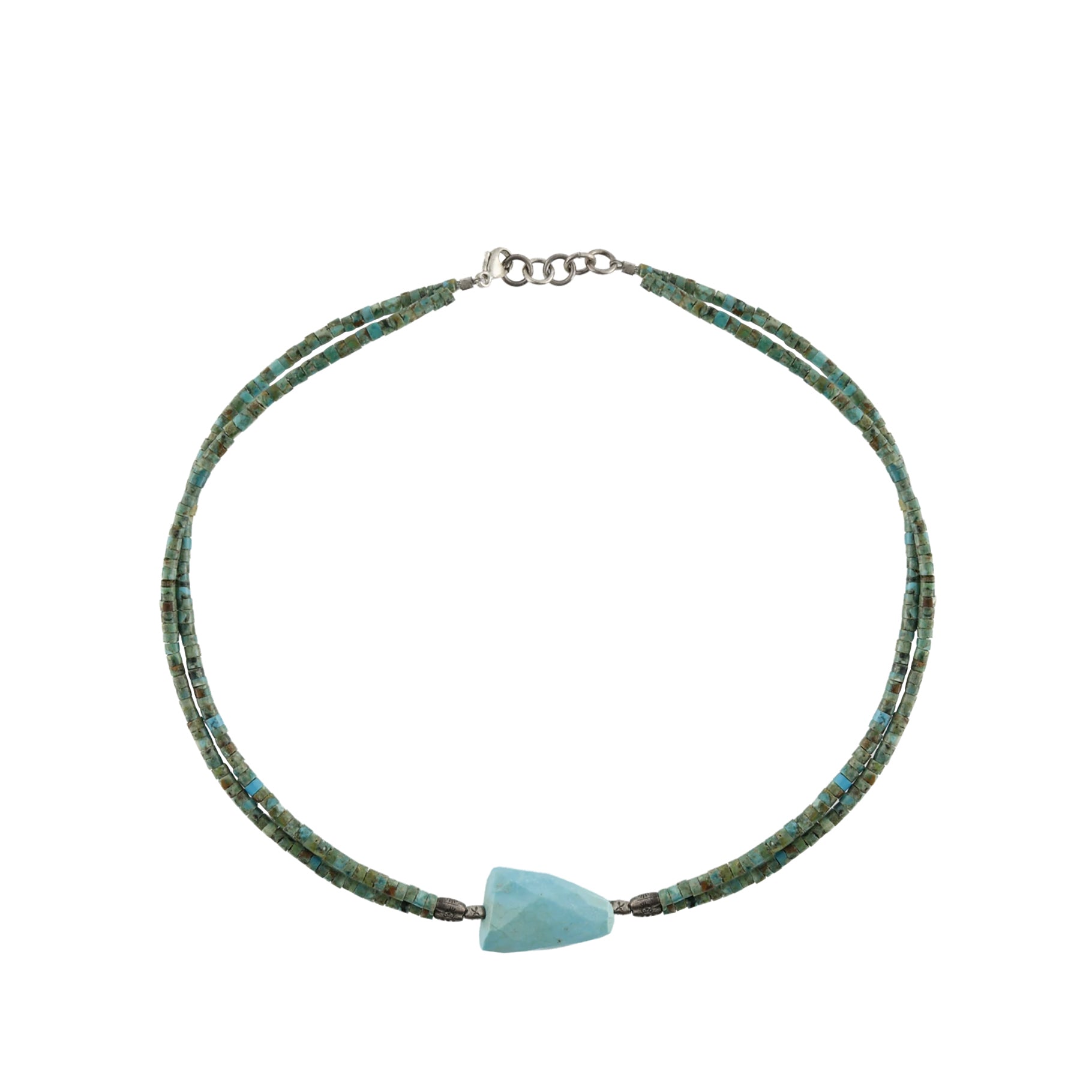 Collier en argent - Turquoise