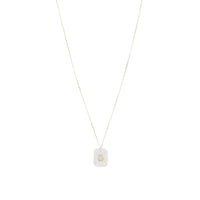 Collier en or jaune - Pierre de lune & Opale Australienne
